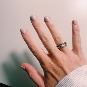 David Yurman X Collection Ring with Diamonds